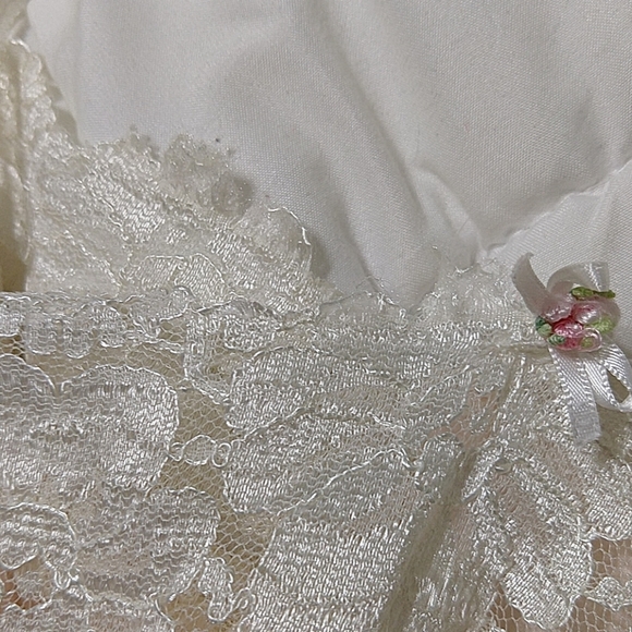 Vintage 70s 80s Union Label Lace Cottagecore Cami - Picture 8 of 8